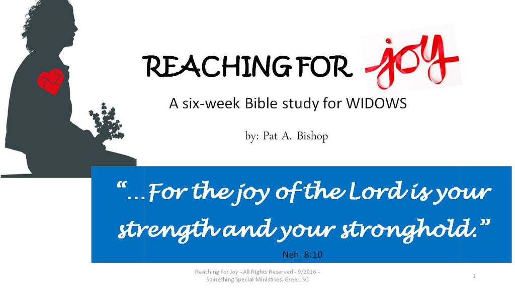 Book cover image, "Reaching for Joy" by Pat A. Bishop